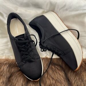 Vagabond Shoemakers Platform Satin Lace-Up Sneakers Size 8 (39)